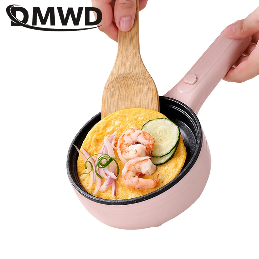 DMWD Multifunctional Breakfast Machine Non-stick Frying Pan Omelet Fryer Egg Steamer Steak Maker Food Cooker 220V