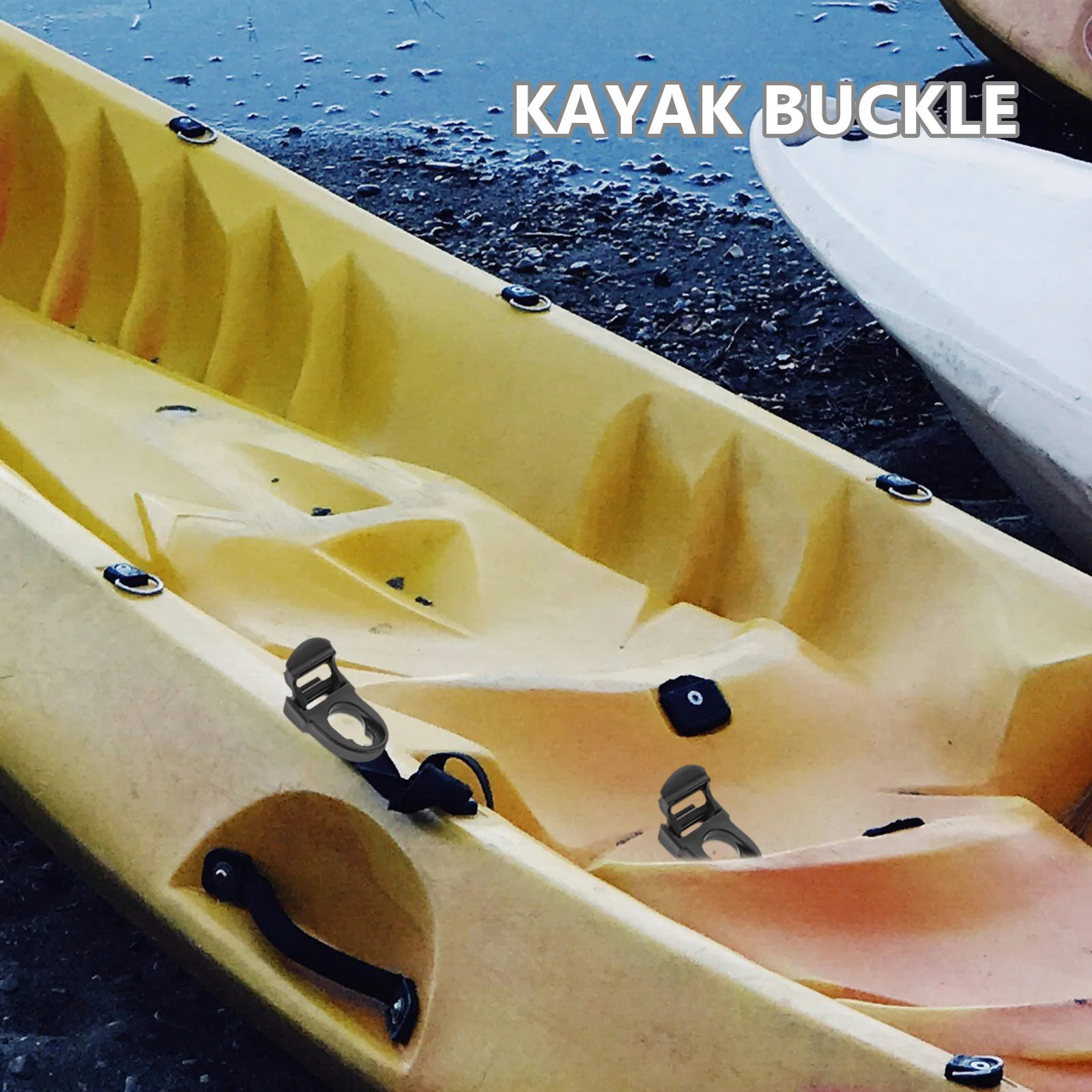 

4Pcs Kayak Seat Clips Universal Fit for Kayaks Durable Plastic Easy to Install Enhance Safety and Stability Kayak Seat Clips