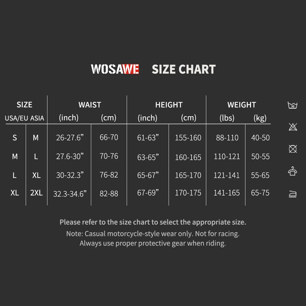 WOSAWE Women Slim Motorcycle Pants Off-road Outdoor Riding Pants Casual Running Sports Pants With Knee Pads