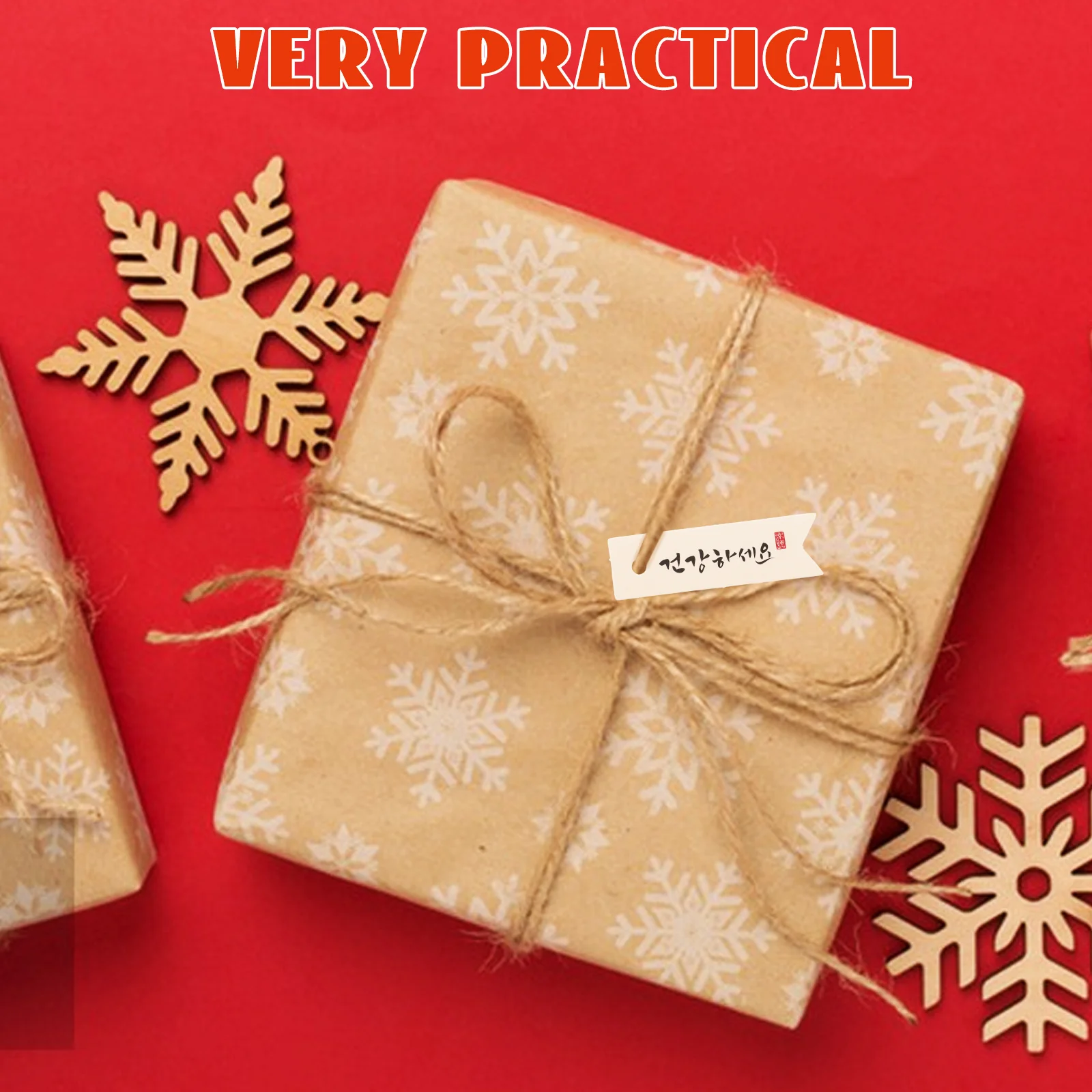 100 Stück koreanische Segenskarten zum Selbermachen, Geschenkverpackungsetiketten, kreative Geschenkverpackung, dekorative Mehrzweck-Verpackungsetiketten, Festivalkarten