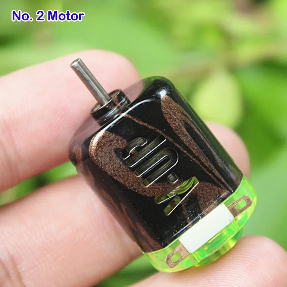 Micro 130 Electric Motor DC 2.4V 48000RPM Large Current High Speed for Competition Four-wheel Drive Motor Toy Model Accessories