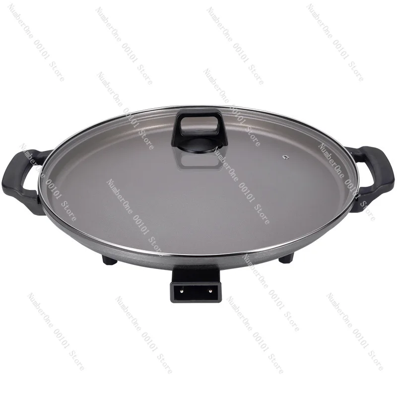 Commercial Multi-Function Electric Frying Pan 46cm Non-Stick for Dumplings