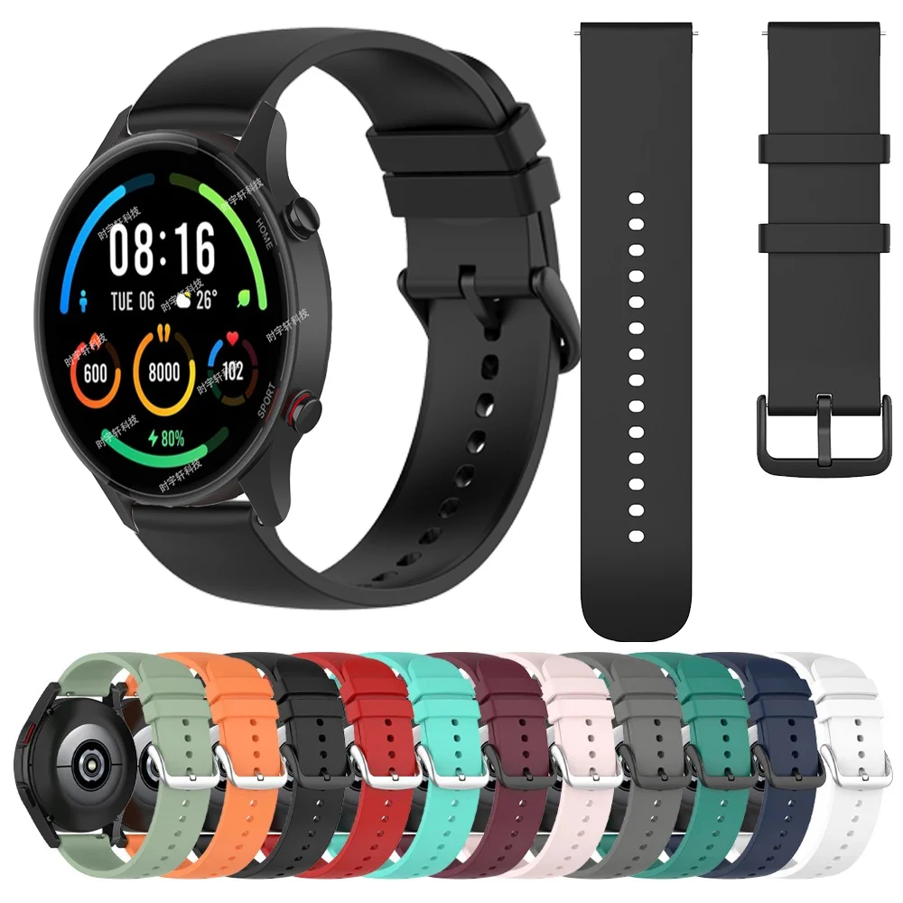 For Xiaomi Watch 2 Pro Strap Silicone Bracelet For Mi Watch S3 Color 2 S1 Active Pro S2 42 46mm SmartWatch Band Correa Accessory