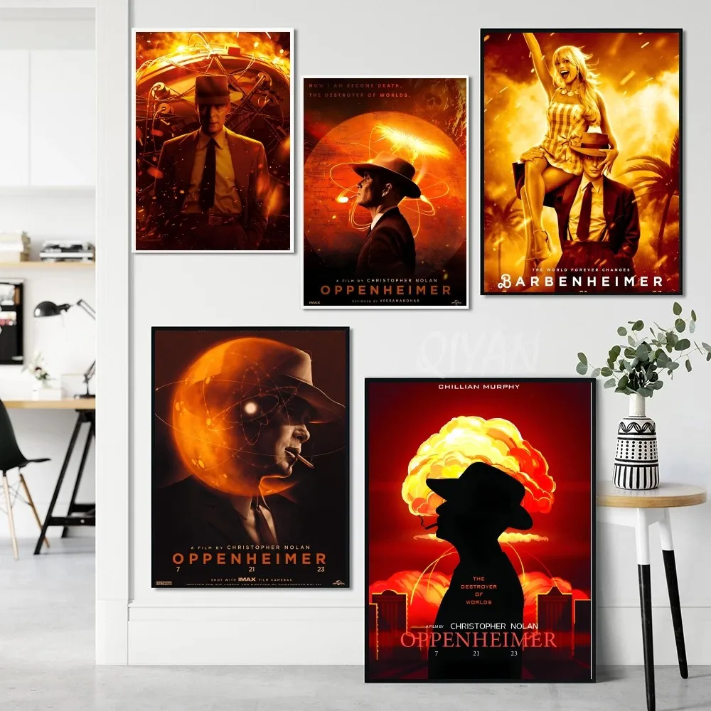 Biography Movie O-Oppenheimer Poster Paper Print Home Living Room Bedroom Entrance Bar Cafe Art Painting Decoration