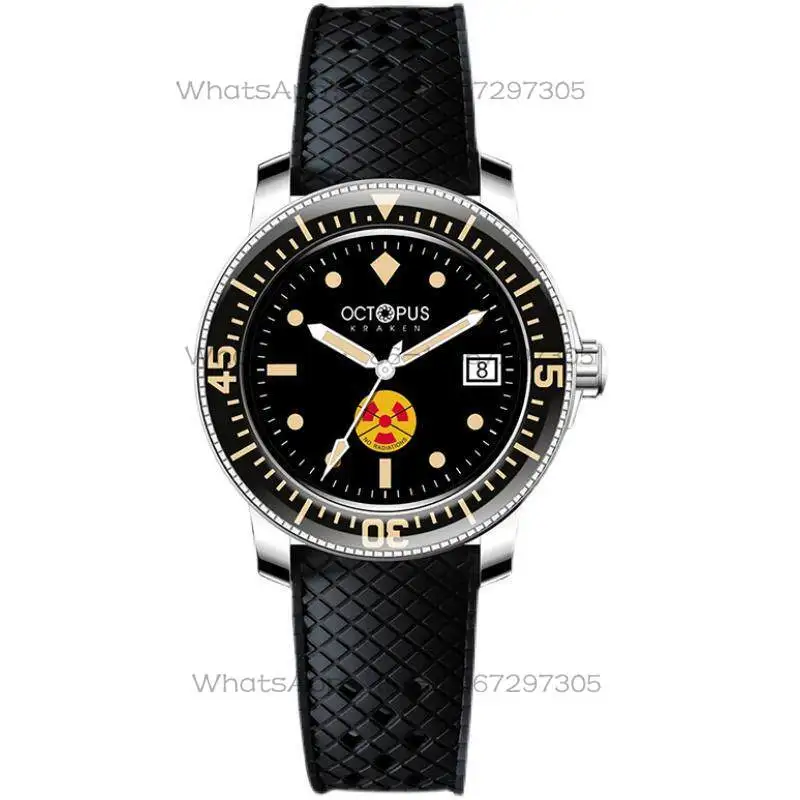 

Octopus Watch Automatic Mechanical Watch Dress Casual Waterproof Non-Radiation Retro Luminous Diving Watch