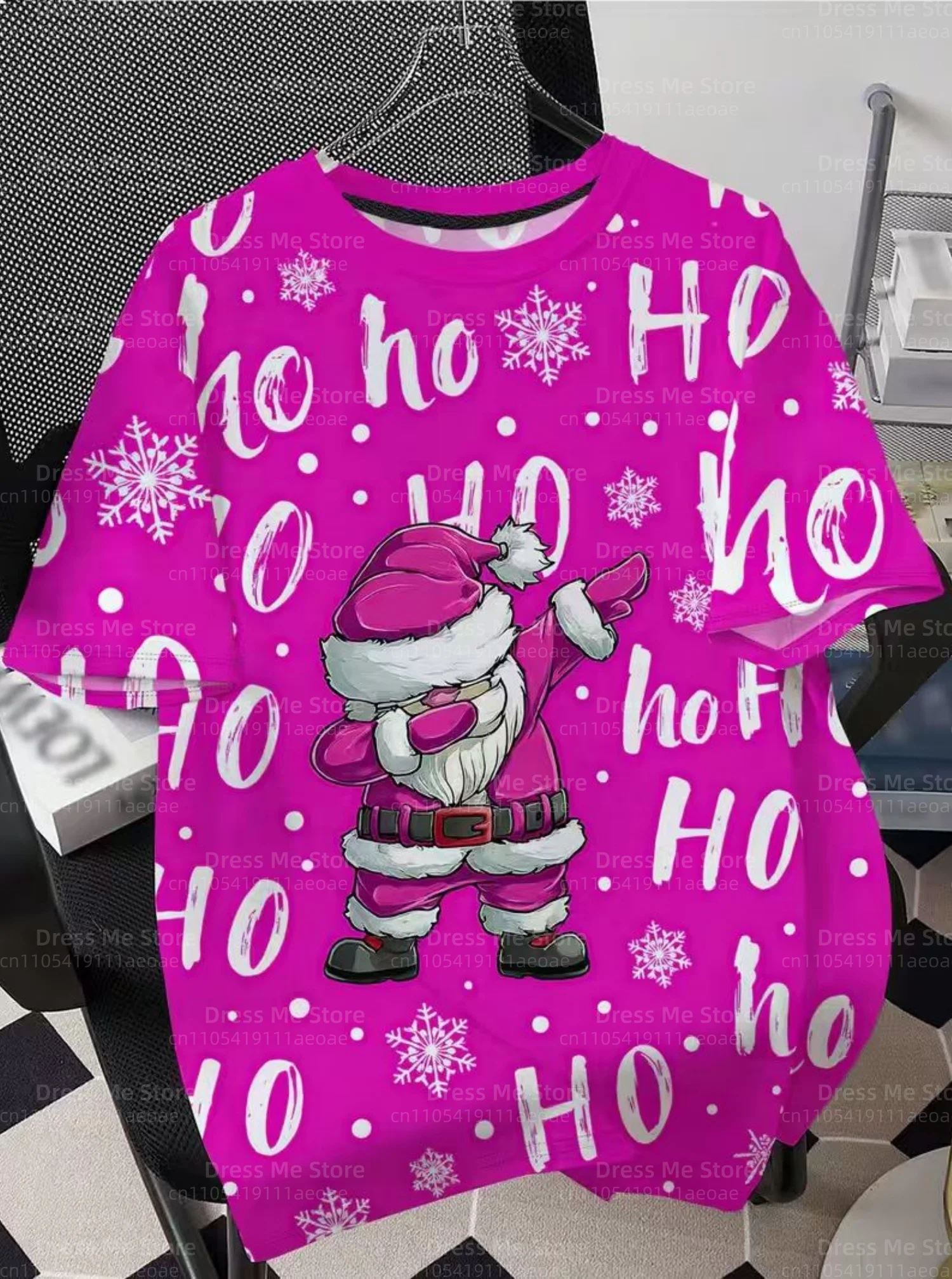 عيد الميلاد تي شيرت الرجال ثلاثية الأبعاد سانتا كلوز الجرافيك تي شيرت قمصان قصيرة الأكمام ملابس رجالي عادية الجولة الرقبة بلوزات على الموضة المتضخم تي شيرت