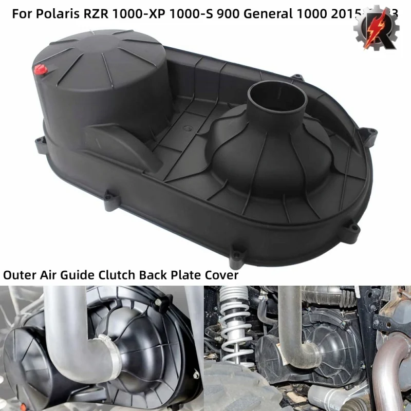 High Quality UTV External Air Guide Clutch Back Plate Cover for Polaris RZR 1000-XP 1000-S 900 4-seater Universal 1000Ranger ATV
