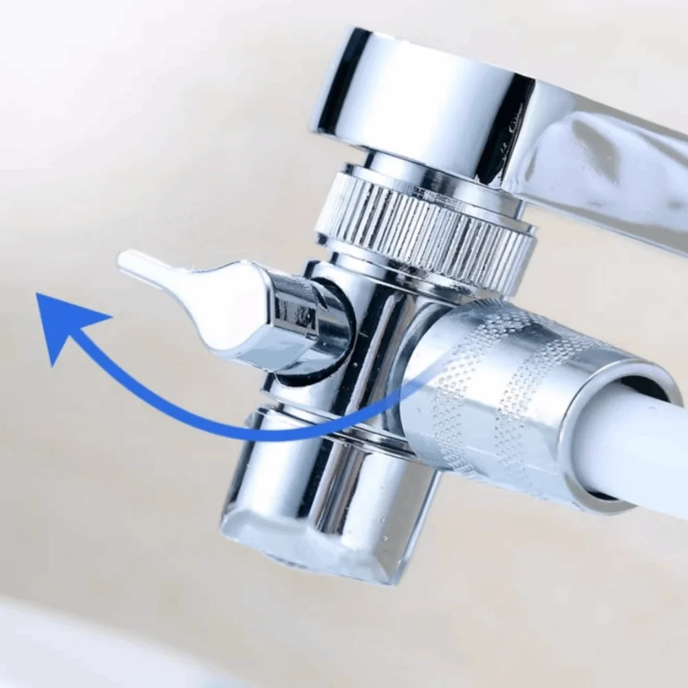 Retractable Water Hose Water Tap Connector Filterable Universal Kitchen Sink Splitter Plastic Hangable Shower Head Hair Salon