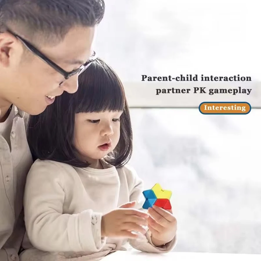 Poligono Cubo mágico 2x2 juguetes para niños rompecabezas educativos Inteligencia Brinquedos Pedagogicos Infantil wsбк рубика Zauberwürfel