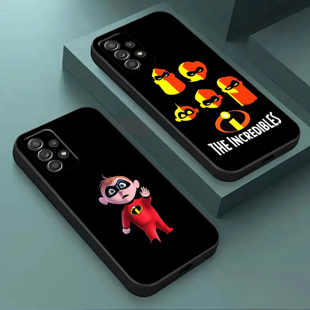 Cartoon The Incredibles Case For Samsung Galaxy A15 A25 A24 A23 A22 A21S A20s A13 A10 A05 A04 A03 A02 A14 Soft Black Phone Cover