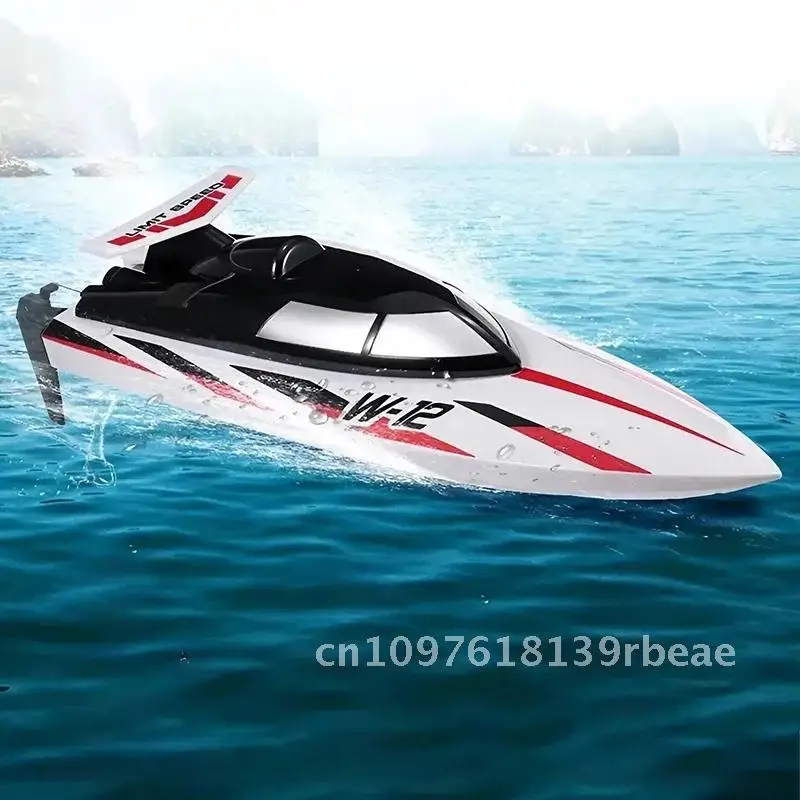 

WL912-A anti rollover simulation remote control high-speed boat 2.4G charging remote control speedboat model remote control boat