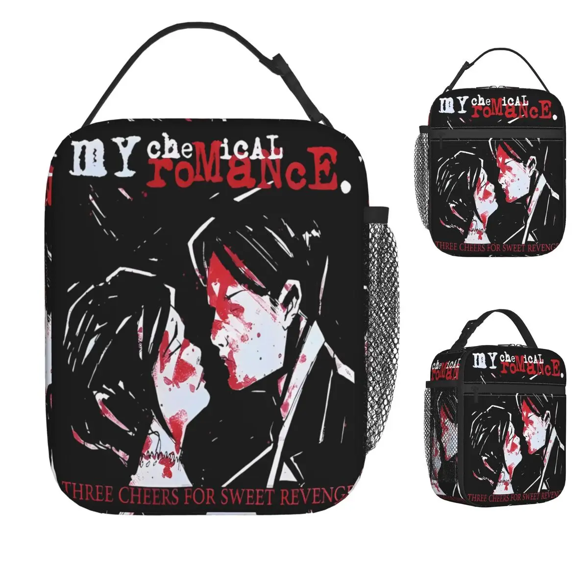 

Рок-группа My Chemical Romance, музыкальная обложка, сумка для обеда, эстетическая коробка для завтрака для женщин, сумка-холодильник для пикника, термосумка-тоут