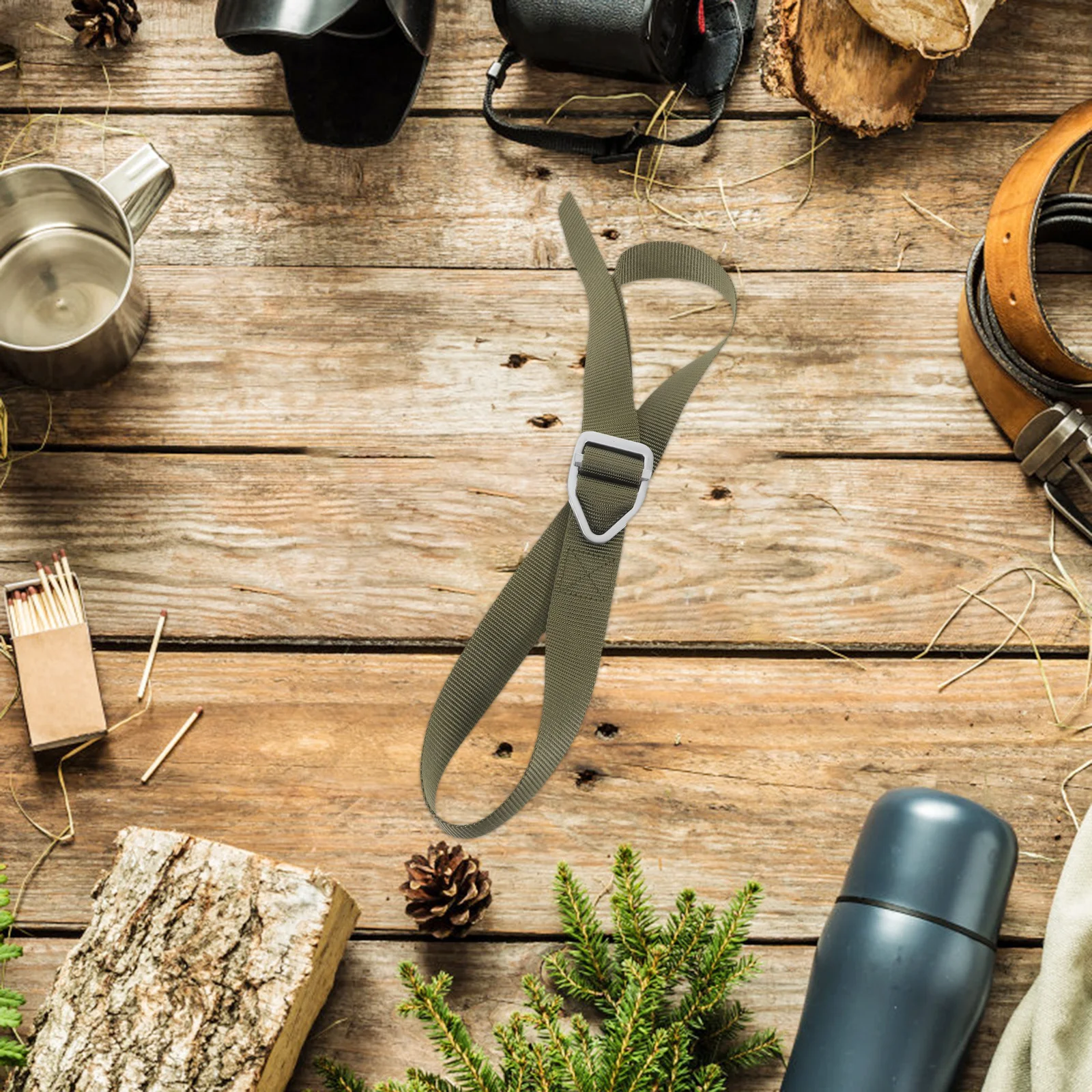 

Outdoor Nylon Belt for Men Adjustable Quick Release Alloy Buckle Hiking Camping Climbing Everyday Carry Utility Survival Webbing