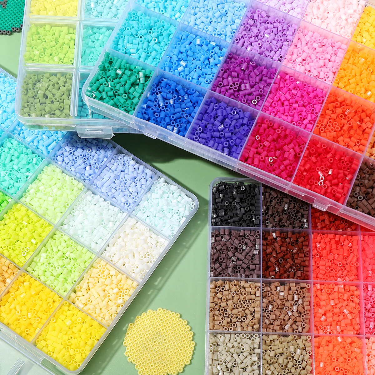 12000pcs 2.6mm Mini Beads Pixel Art Fuse Beads for Diy Handmade Jewelry Making Gift Decoration, Diy Puzzles Beads Material