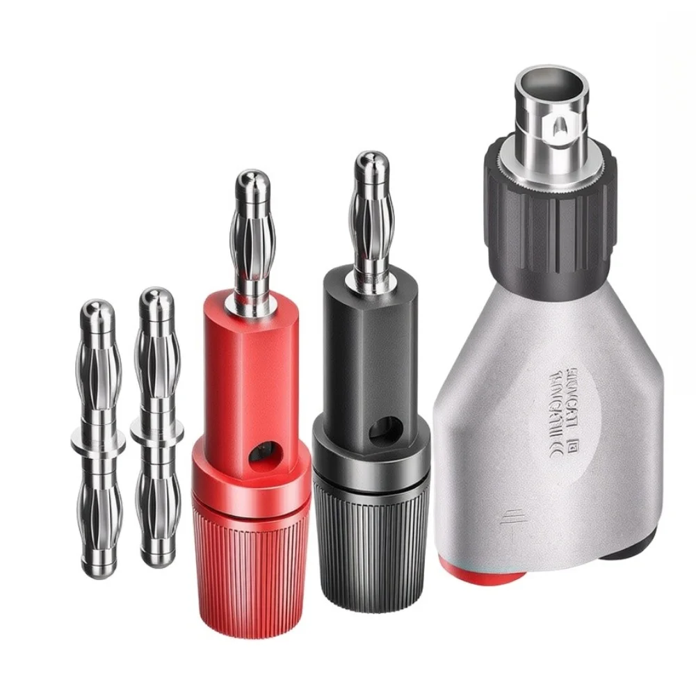 BNC To 4mm Banana Adapter Set CKT022 For Lab Multimeter And Power Supply With Red Black Terminals And Extender