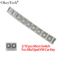 Okeytech 10/50/100PCS Remote Car Key Miniature Button Micro Switch For Alfa For Opel For VW Car Key Button Price to Wholesale