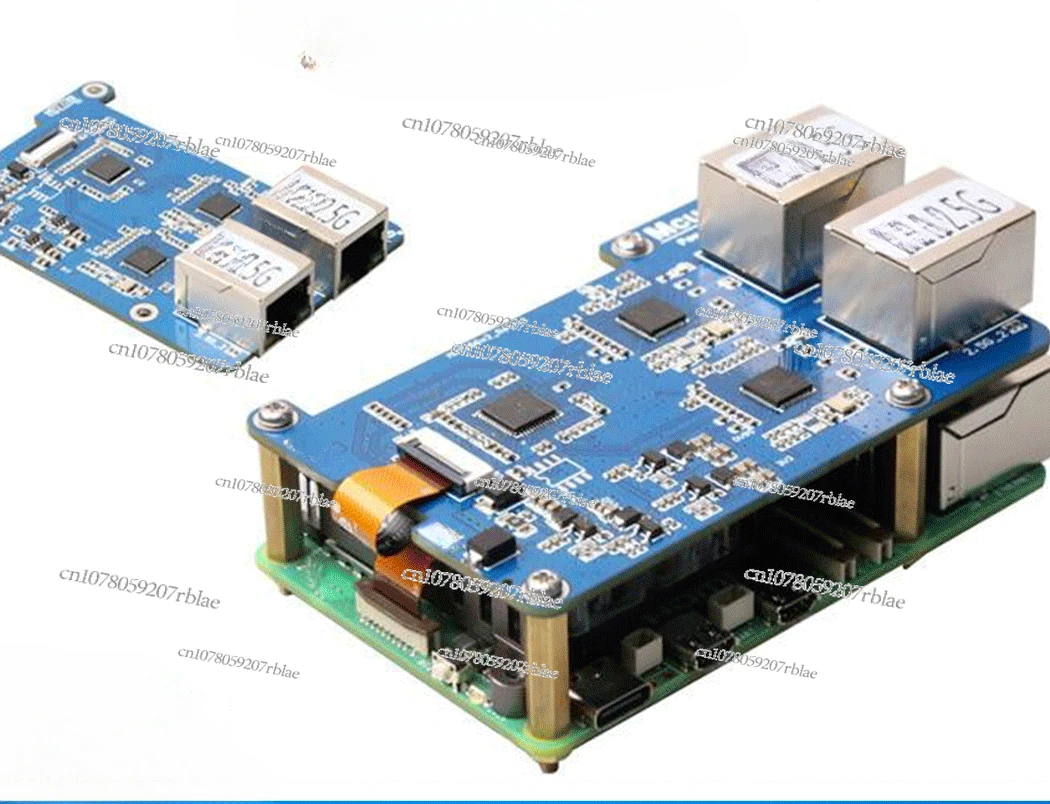 MP2.5GD Adapter: Transform Your PCIE Into Dual 2.5G Ethernet with HAT RTL8125OS - Plug & Play Networking!