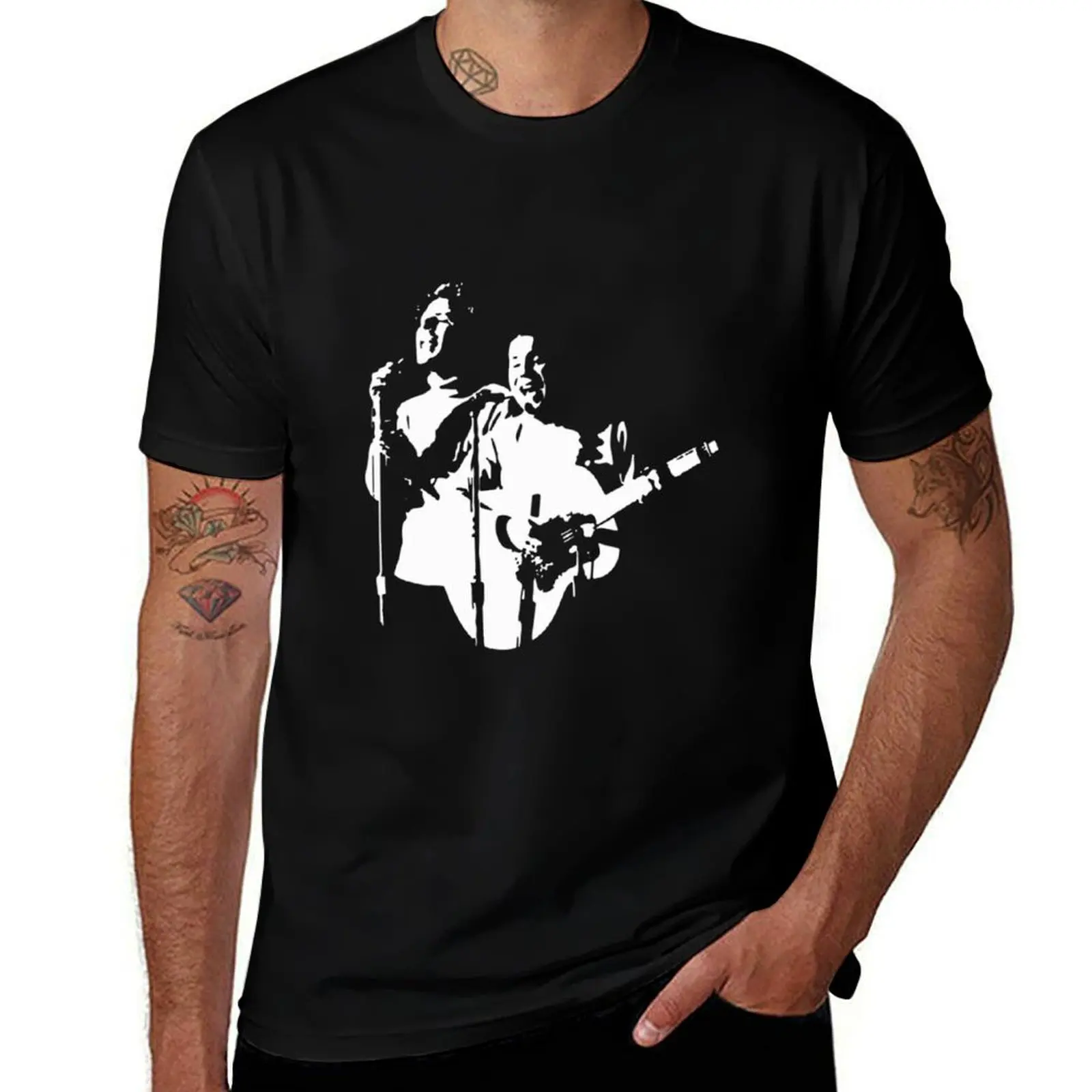 Simon & Garfunkel T-Shirt Casual Soft Cotton Short Sleeve Tee