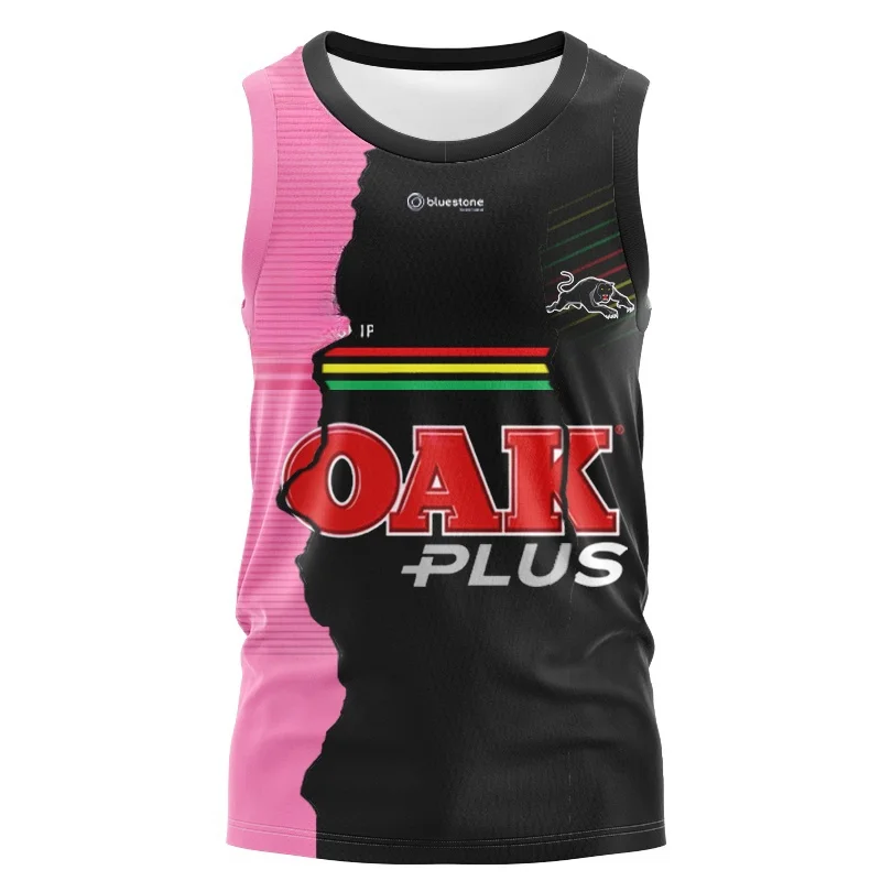 VEST Penrith Panthers Rugby Home camisa, nome personalizado e número, 2024