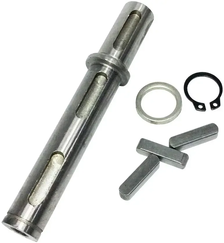 Single Output Shaft Diameter 14mm for Worm Reducer NMRV030  Single Output Shaft+Gaskets+S Ring+Corner Pin for NMRV 030 Gearbox