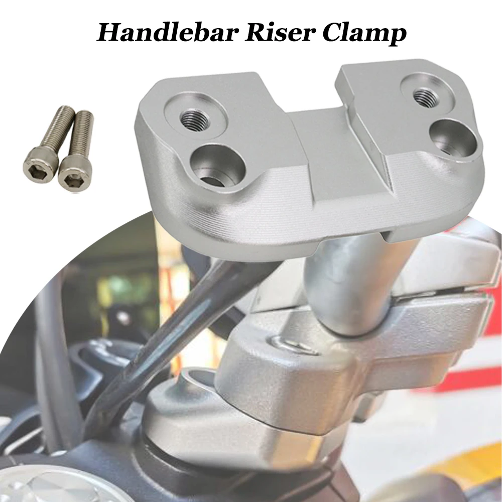 For Scrambler 400/800/1100 Handle Bar Risers Clamp Mount Kit CNC Motorcycle Accessories