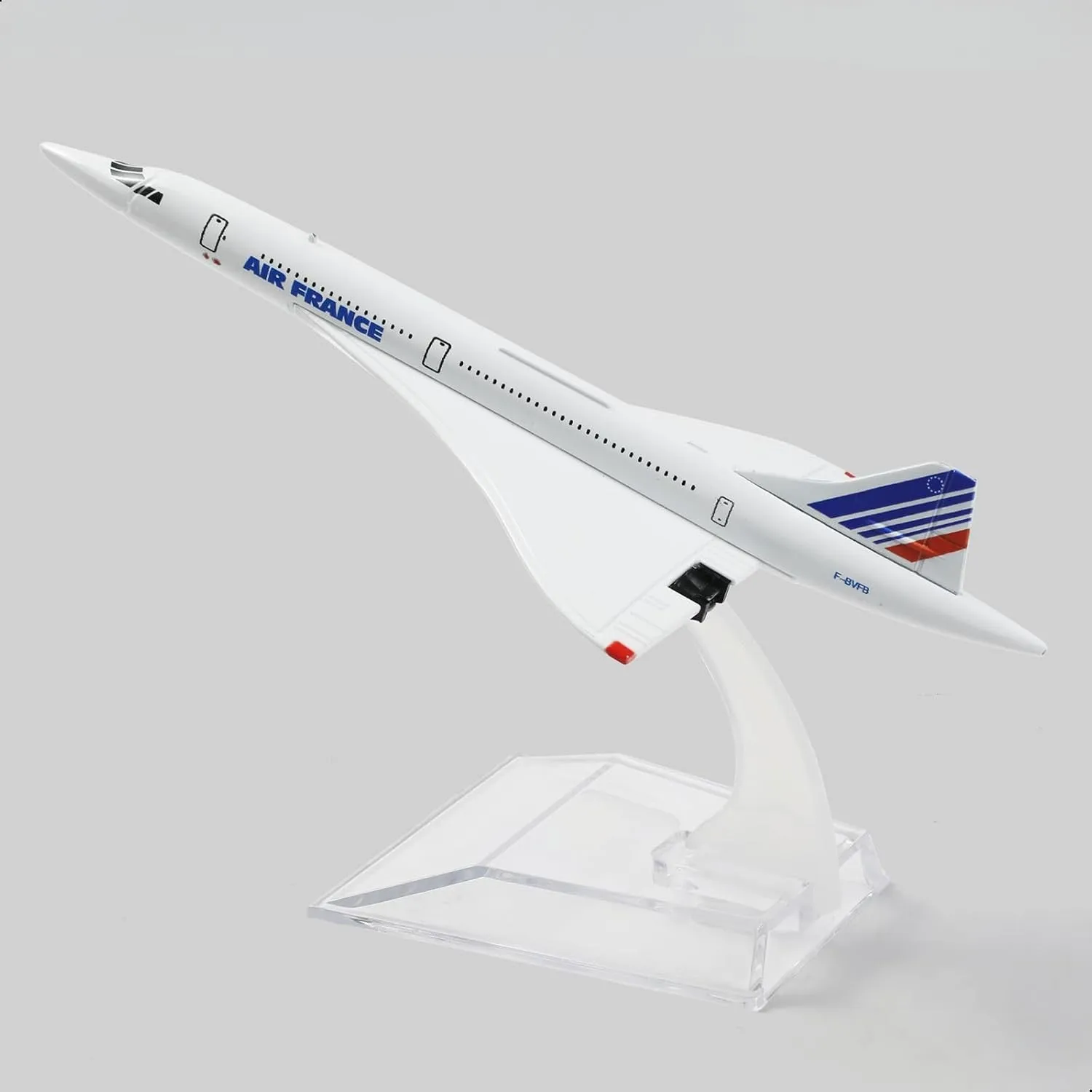 Modèle d'avion Concorde britannique américain à l'échelle 1/400, jouet miniature de 16cm, pour collection ou cadeaux pour enfants