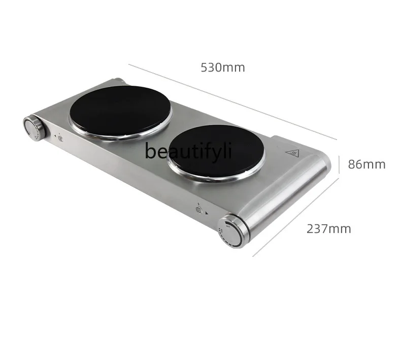 튀긴 더블 헤드 전기 스토브, 가정 요리, 끓는 물