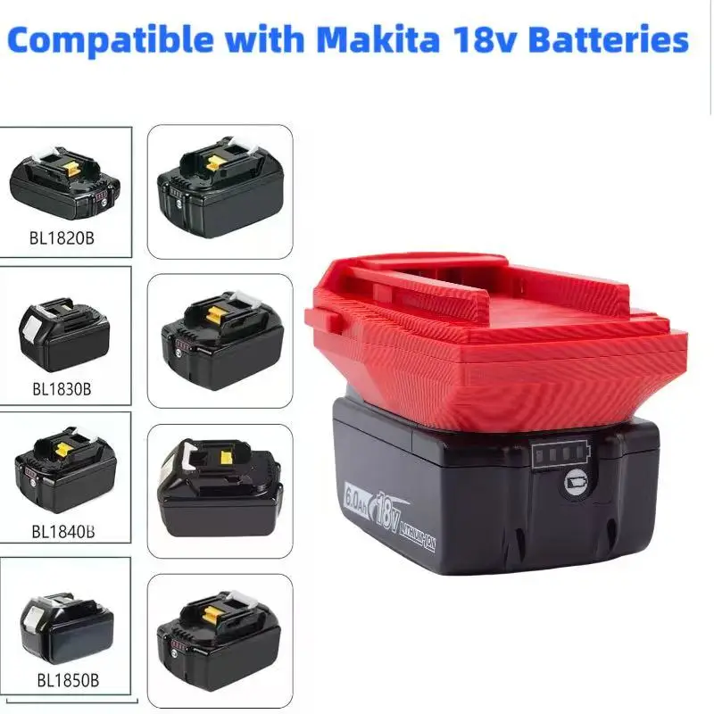 Makita Lithium-ion Battery Conversion Adapter, Tool Connector, apenas adaptador, Makita, B22V, 18V