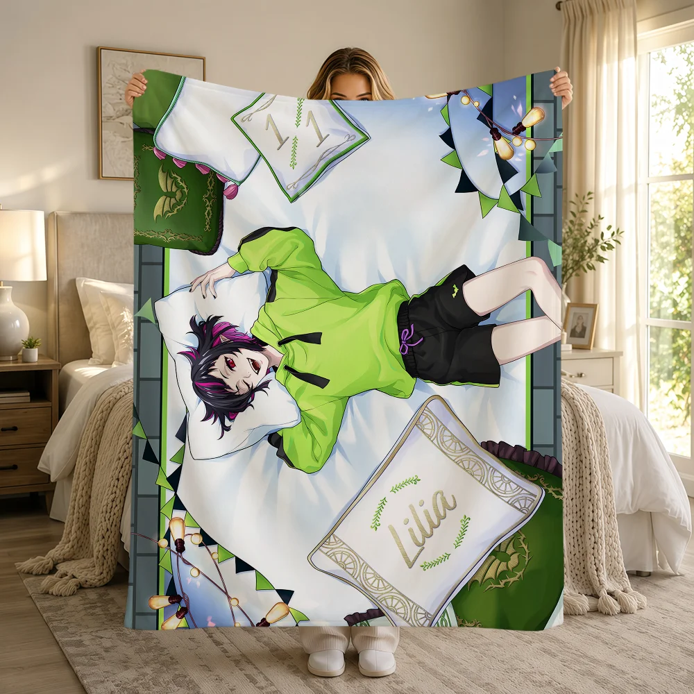 Card SSR T-Twisted Wonderland Ace Azul Cater Idia Warme Weiche Plüschdecke Sofa Wohnzimmer Nickerchen Zuhause Schlafzimmer Geschenk Flanell Hogar – Detail 21