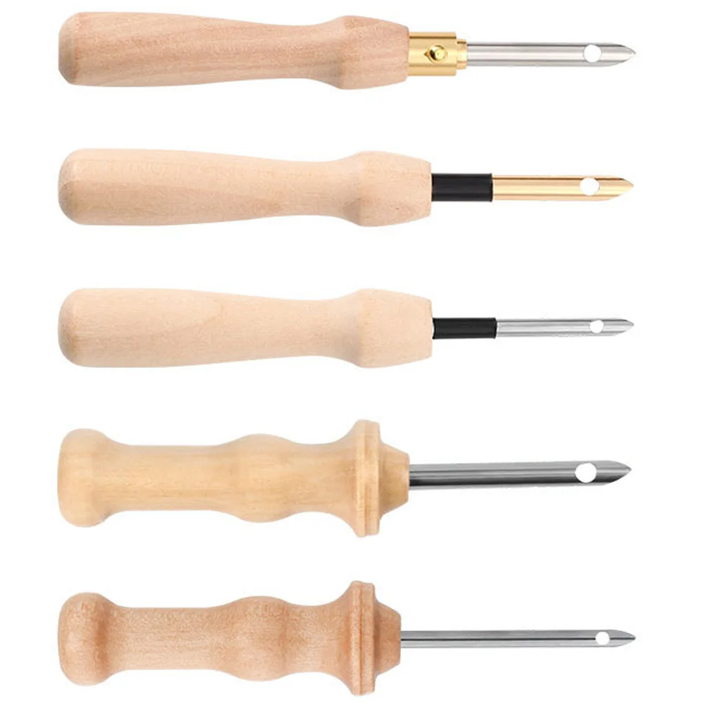 

5pcs Punch Needle Kit For Beginners Diy Embroidery Tool Practical Sewing Needles Craft Supplies Home Decoration Art Project