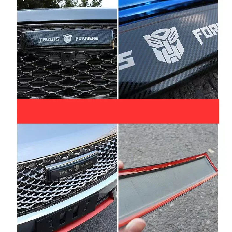 For GWM Haval Jolion 2021 2022 2023 Black Badge Stainless Steel Logo Emblem Decal Racing Grill Hood Transformers Sticker Styling