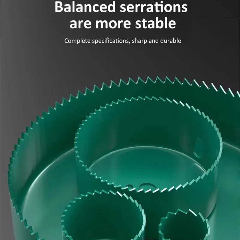 Hole Saw Set Saw Cup Wood Crown Drill Bit For Gypsum Board Wood PVC Plastic Density Board Metal Woodworking Tools