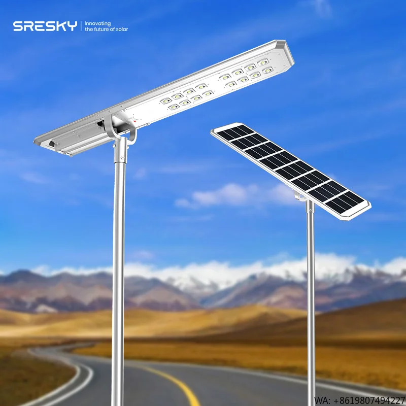 

SRESKY 40w 60w 80w 100w Wholesale Solar Light All in One Solar Street Light Lampe Solaire Solar Street Lights Outdoor Waterproof