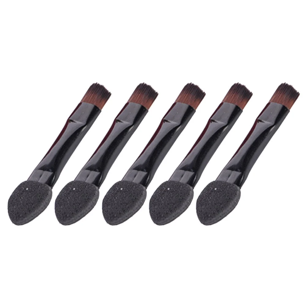 

50 Pcs Brushes Set Eyebrow Lip Sponge Tipped Blending Shadow Eye Shadow Applicator Compact Women Asian Black Cosmetics Tools