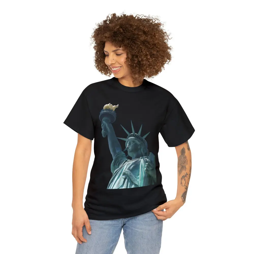 Statue Of Liberty 1 Unisex T-shirts Cotton Luxury Brand Vintage Oversized