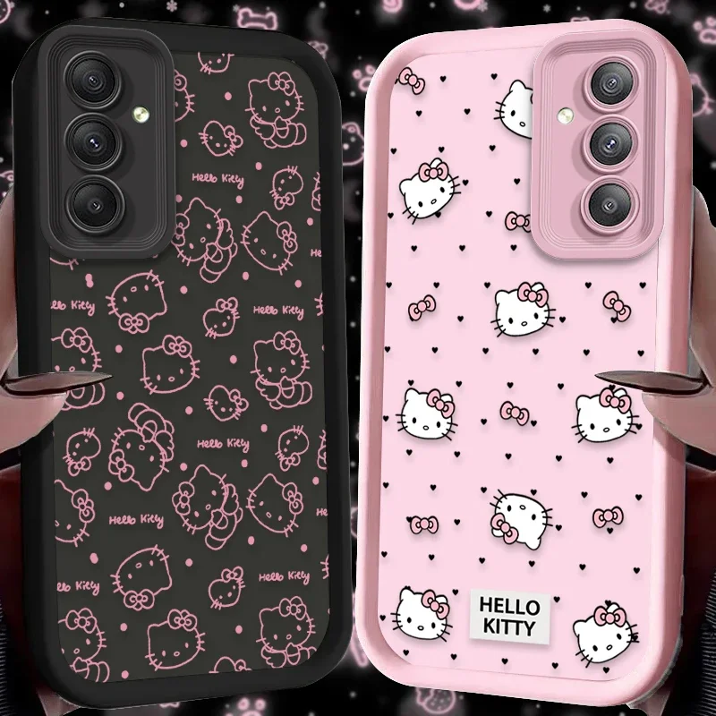 Lovely Sanrio Hello Kitty Case for Samsung Galaxy A20 A30 A54 A05 A05S A34 A24 A14 A53 A33 A23 A13 A32 A22 A12 A71 A51 A31 A50