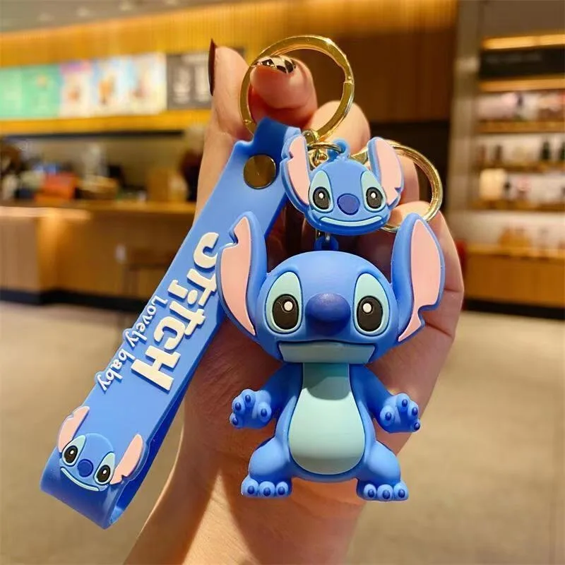 Disney Lilo & Stitch Keychains Anime Action Figures Cute Keychains Anime Merchandise Decoration Children Birthday Christmas Gift