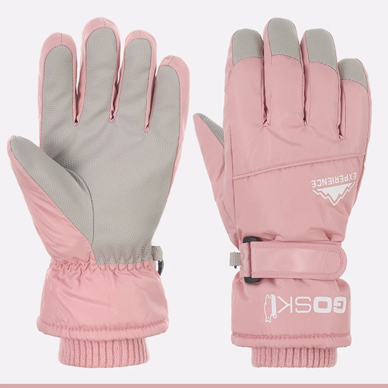 Gants de ski imperméables pour femmes, écran tactile non ald, moto, cyclisme, sports de neige chauds, gants épais, hiver, 506