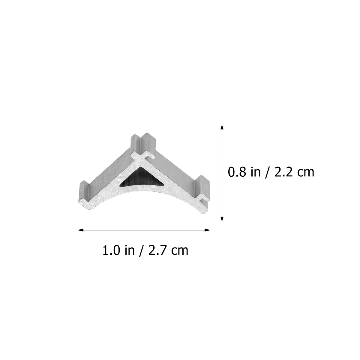 

8pcs Freezer Shelf Clips Support Hooks Aluminum Refrigerator Accessories Easy Install Suitable Families Hardware