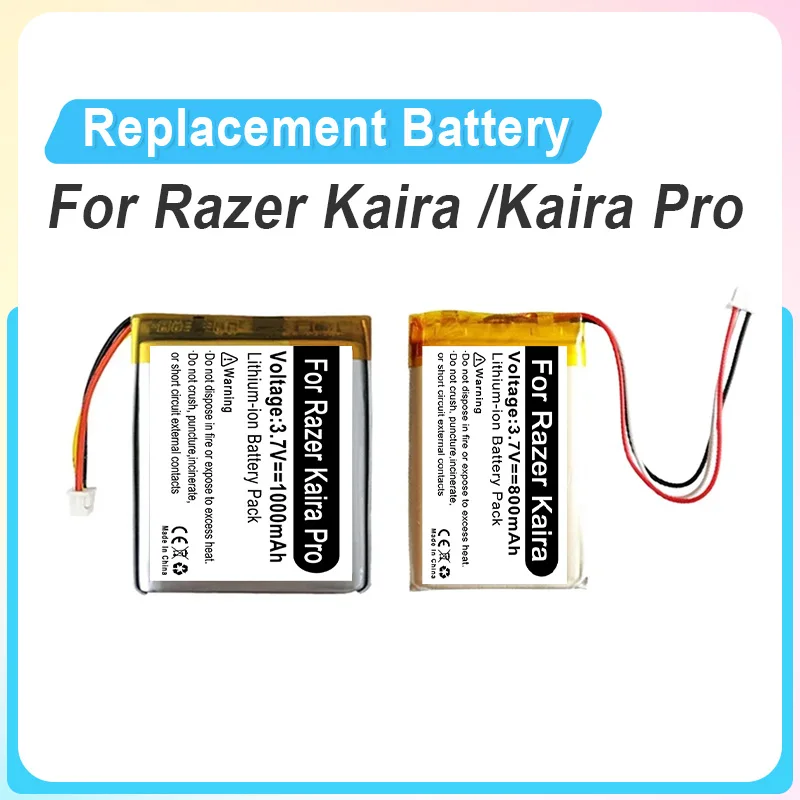 Replacement Gaming Headset Battery For Razer Kaira Pro
