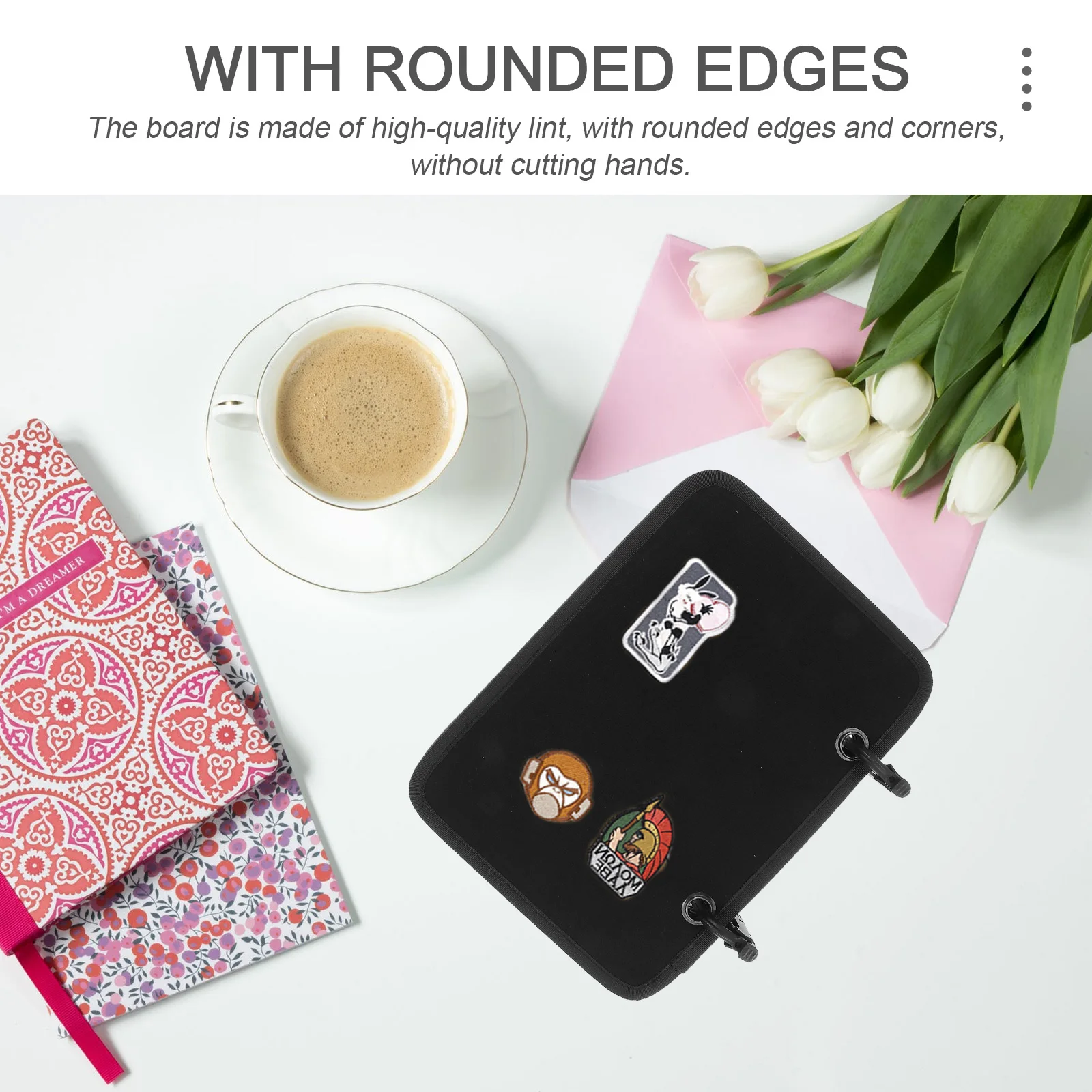 

1 Set Military Armbands Displaying Board Thick Soft Transparent Patches Holder Sticker Storage Book Durable Airtight