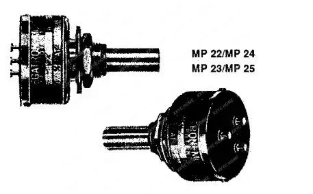 MEGATRON-MUNCHEN Potentiometer MP22 Mp23 Mp24 Mp22ct Rp23 Hs1710 1K