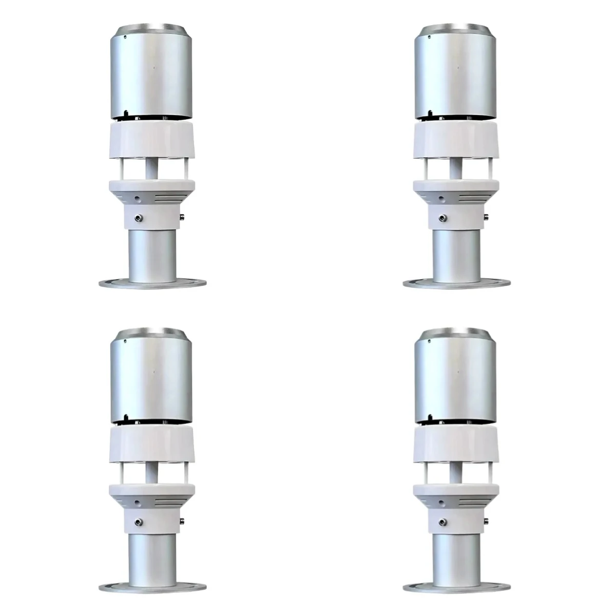 CE 4G RS485 IoT Air Quality Temperature Humidity Sensor Rainfall Ultrasonic Wind Speed Direction 6 in 1 Compact Weather