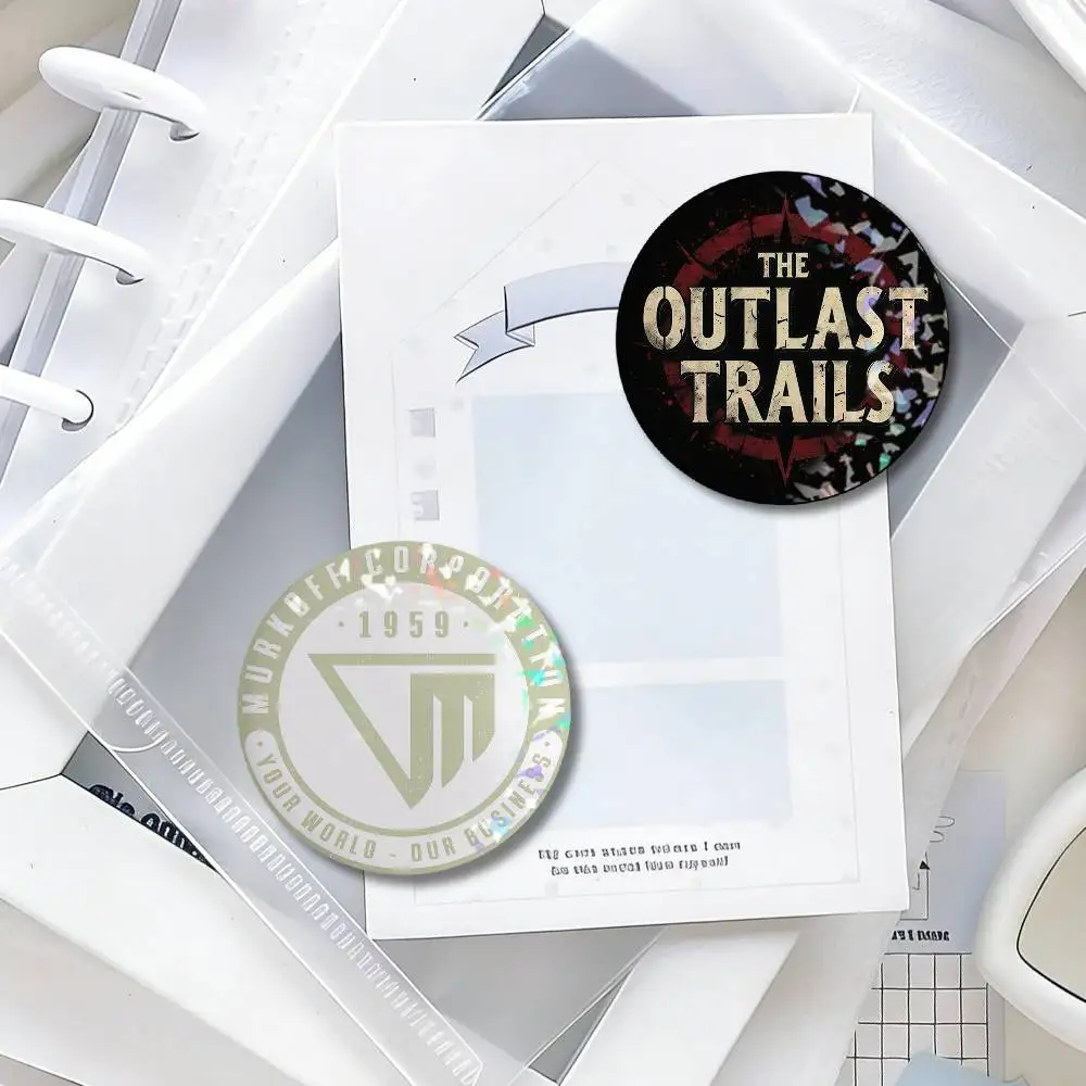 Game The O-outlast Trials Laser Badge Creative Brooches Backpack Accessories Make Great Gifts For Friends Children