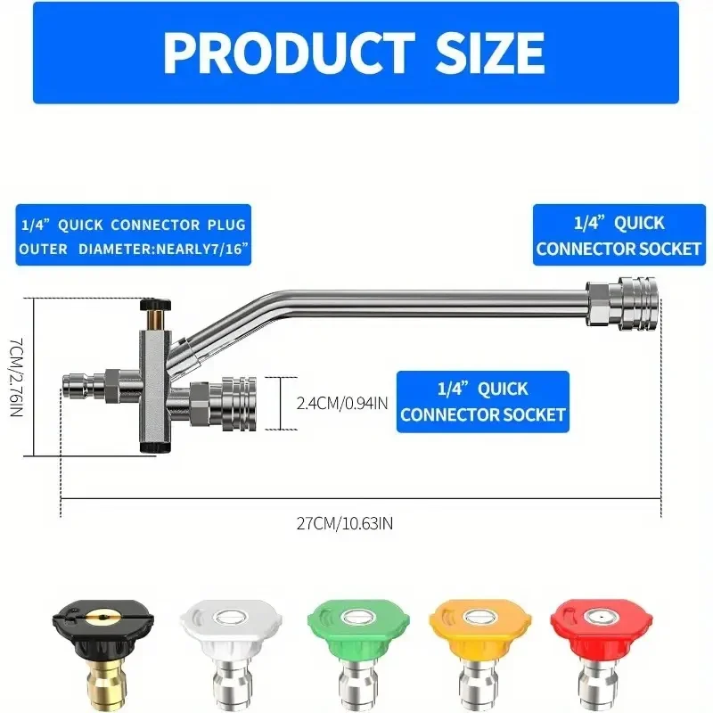 Pressure Washer Dual Function Wand 1/4
