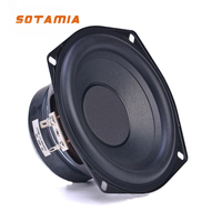 SOTAMIA 1Pcs 5.25 Inch Subwoofer Audio Speaker 4 Ohm 30W Woofer Speaker Unit Strong Bass HIFI Music Home Bookshelf Loudspeaker