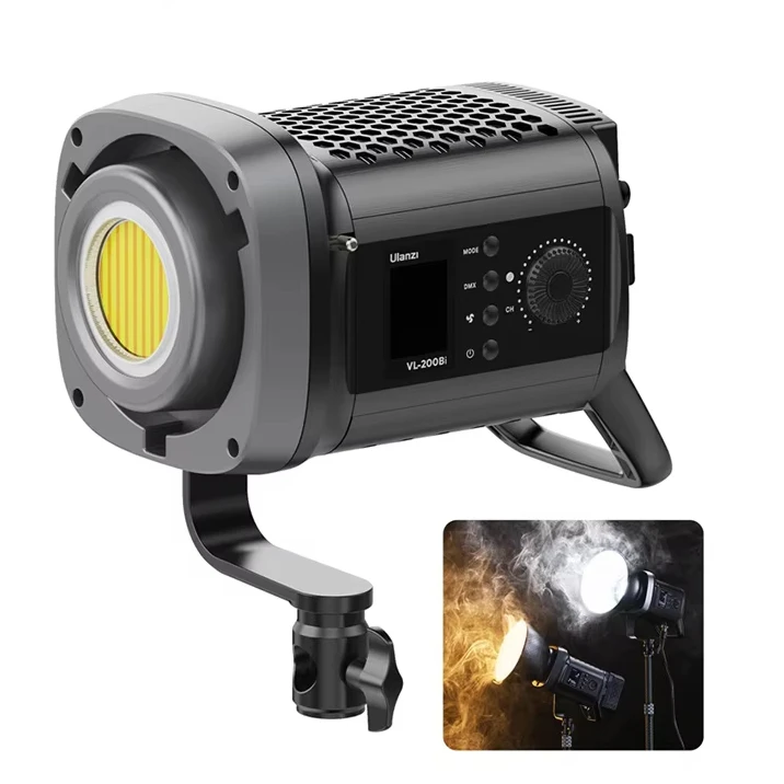 Ulanzi VL-120C RGB VL-120Bi Bowens Installation COB Light APP Remote Control Light 120W V-Mount COB Video Fill light