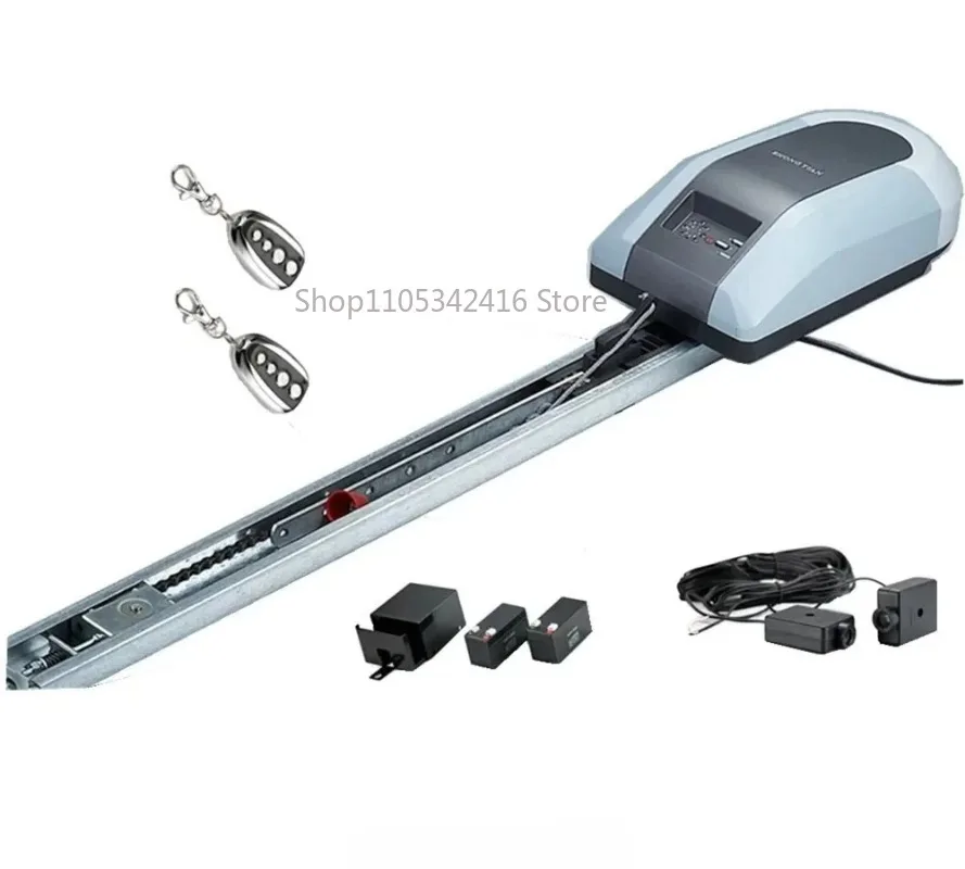 High Power Remote Control Garage Door Motor, 1000N 1200N Adjustable Force Operator for Daily Home Safety Use