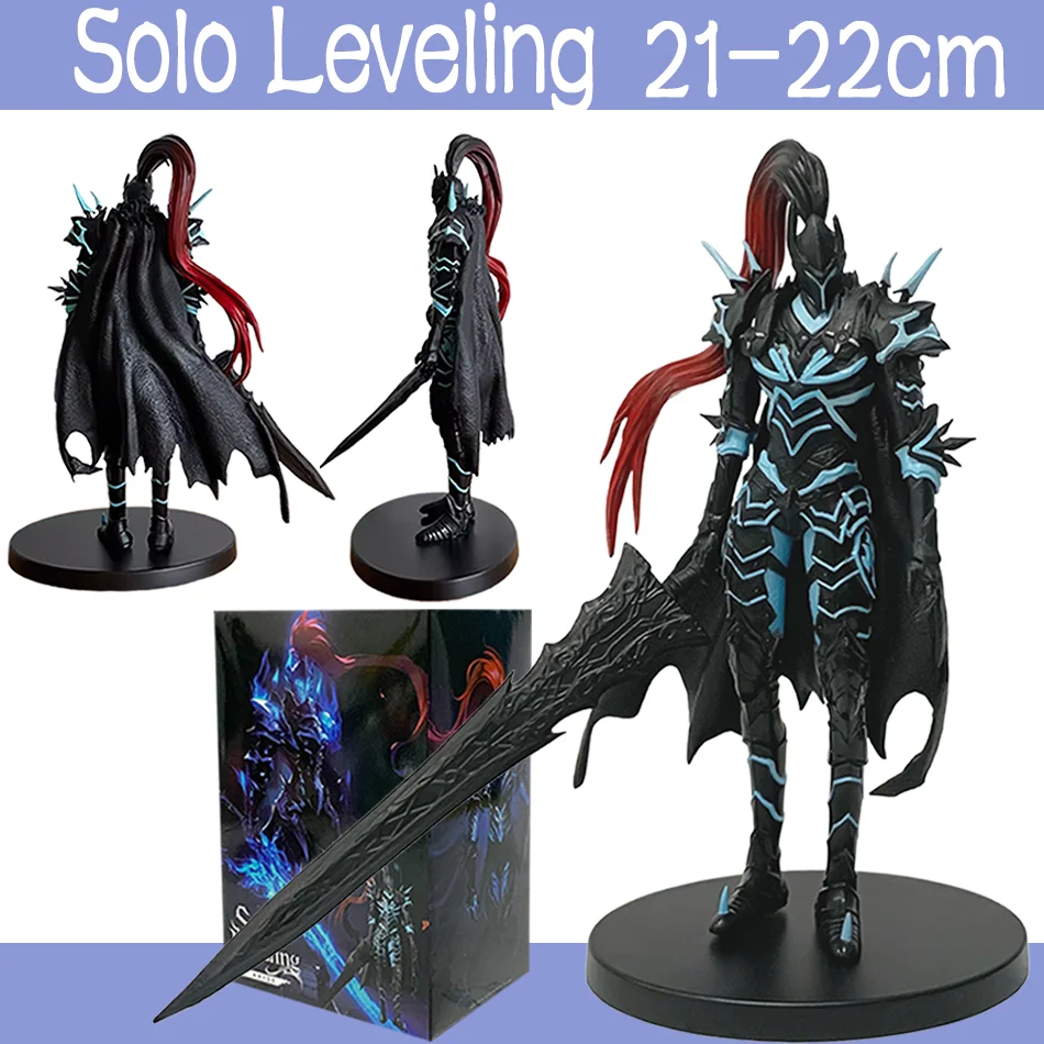 Solo Livellamento Cavaliere Capitano Yegritte Bloody Shadow Shadow Legion Figurine Decorazione del desktop Modello Regali di Natale/Compleanno