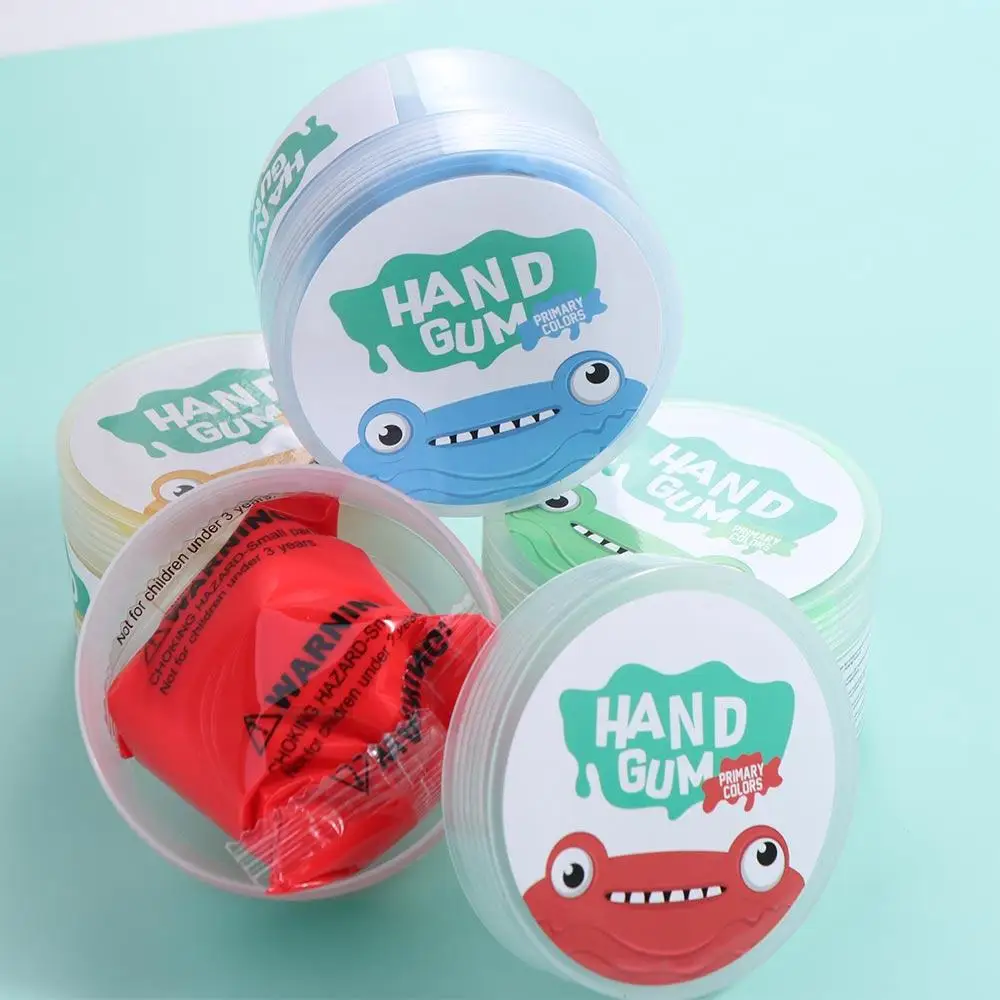 Educational Soft Clay Hand Putty Squiz Soft Stretchy 4pcs/set Finger Training Putty Non-Sticky Putty Set Developmental